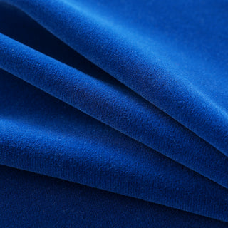 French Velvet Curtains - Deep Blue