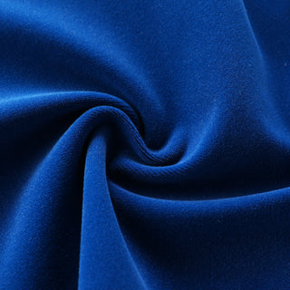 French Velvet Curtains - Deep Blue