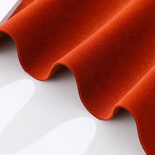 French Velvet Curtains - Coral