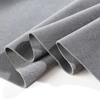 French Velvet Curtains - Grey